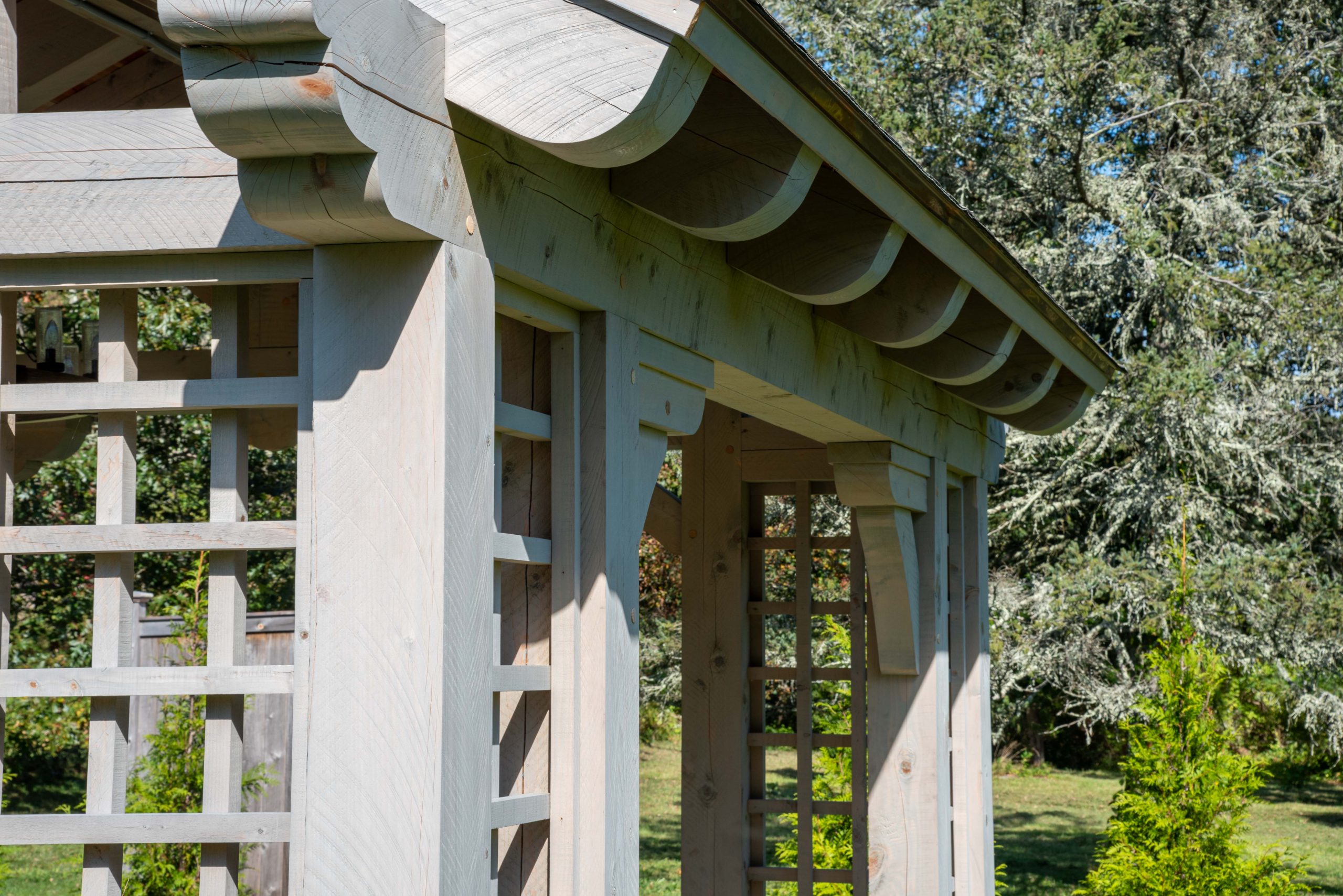 Fancy Curved Timber Rafter Tails