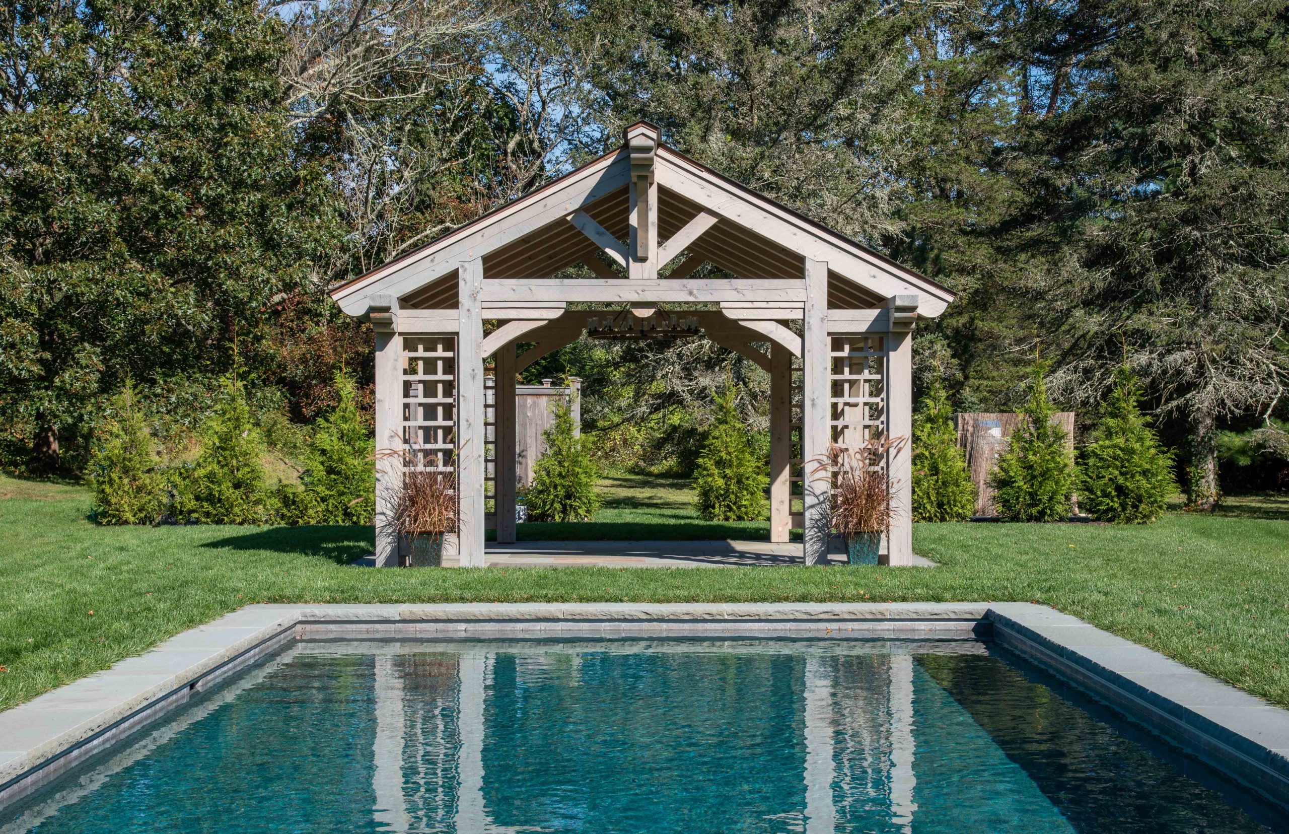 Timber Frame Pool Pavilion