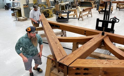 King Post and Top Chord Assembly