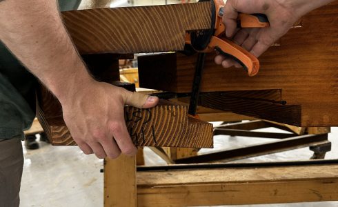 Fine Tuning a Timber Truss