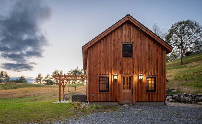 Vermont Guest Cottage Timber Frame Exterior